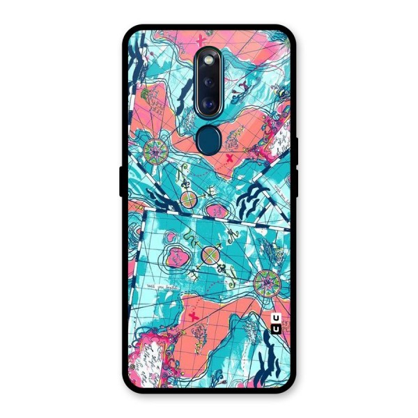 Sea Adventure Glass Back Case for Oppo F11 Pro