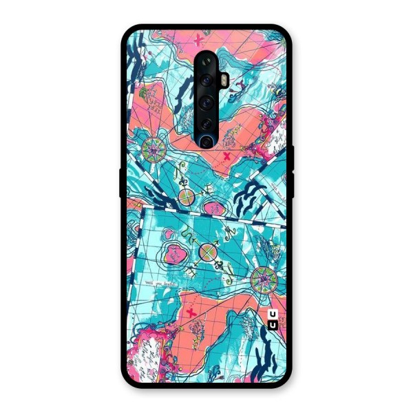 Sea Adventure Glass Back Case for Oppo Reno2 Z