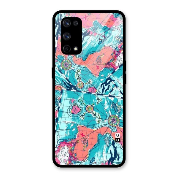 Sea Adventure Glass Back Case for Realme X7 Pro