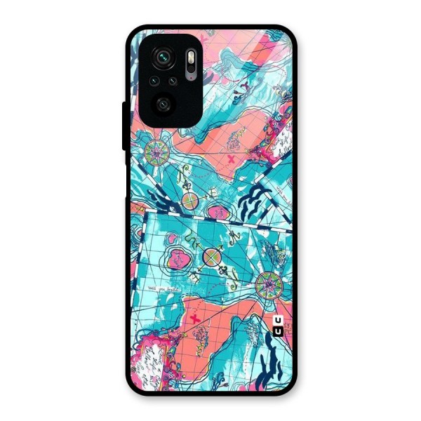 Sea Adventure Glass Back Case for Redmi Note 10