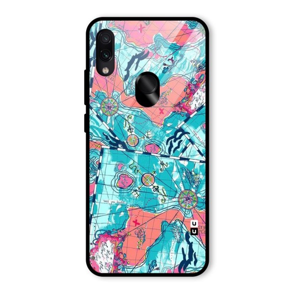 Sea Adventure Glass Back Case for Redmi Note 7