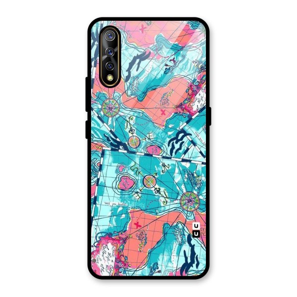 Sea Adventure Glass Back Case for Vivo Z1x