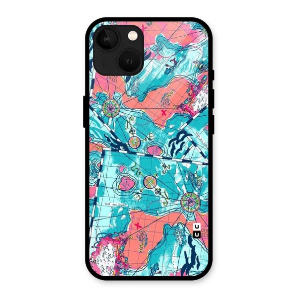 Sea Adventure Glass Back Case for iPhone 13