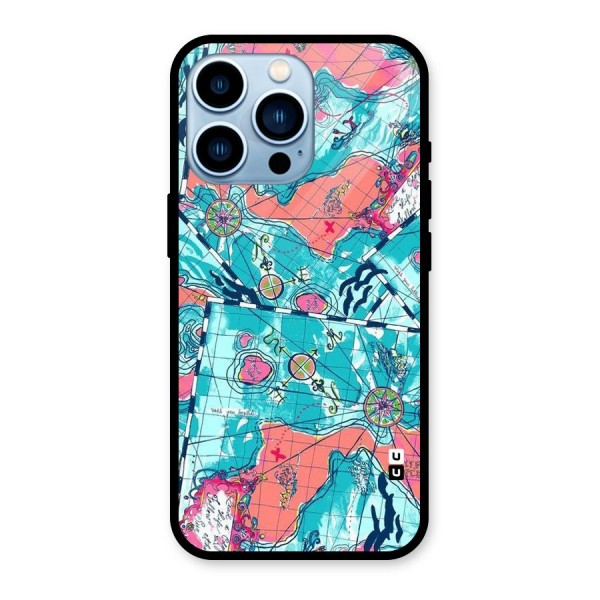 Sea Adventure Glass Back Case for iPhone 13 Pro