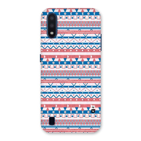 Seamless Ethnic Pattern Back Case for Galaxy M01