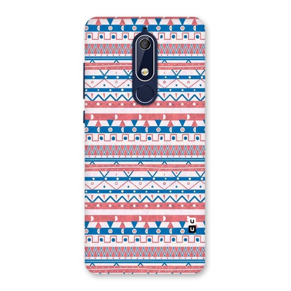 Seamless Ethnic Pattern Back Case for Nokia 5.1