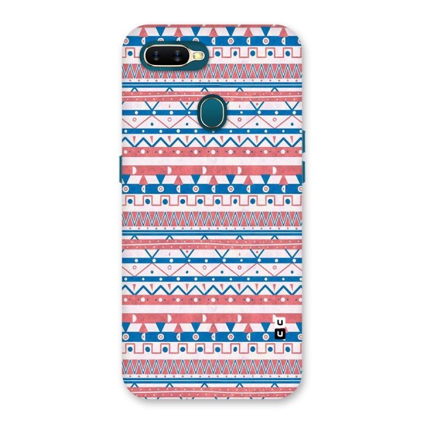 Seamless Ethnic Pattern Back Case for Oppo A12