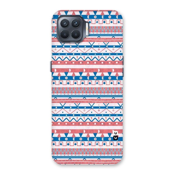 Seamless Ethnic Pattern Back Case for Oppo F17 Pro