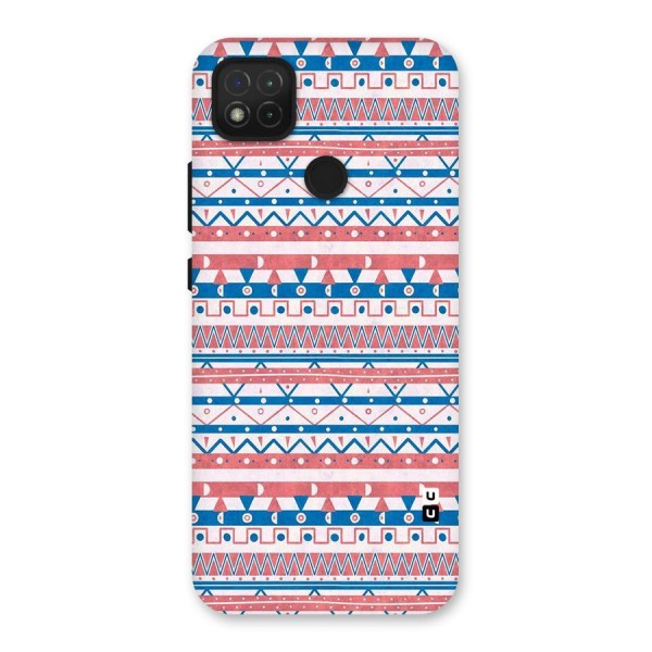 Seamless Ethnic Pattern Back Case for Redmi 9C