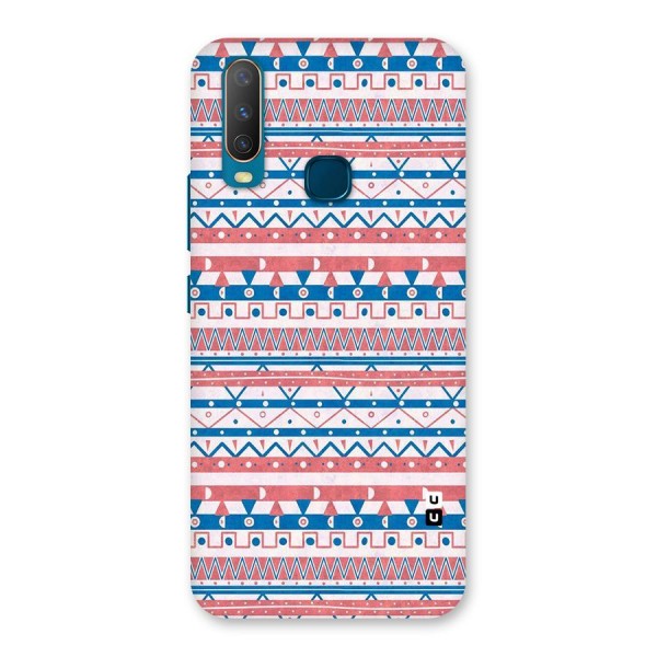 Seamless Ethnic Pattern Back Case for Vivo Y12