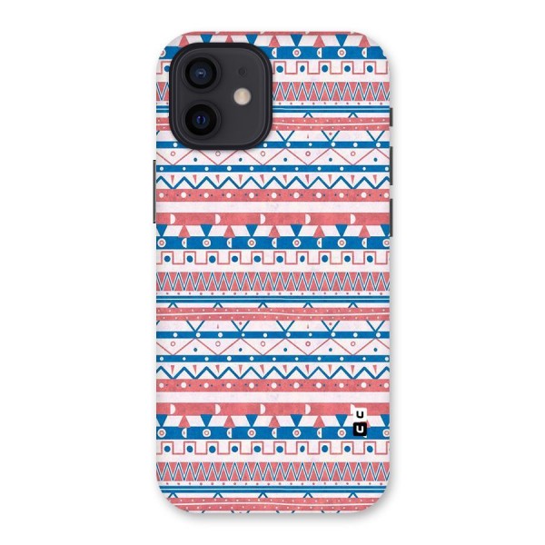 Seamless Ethnic Pattern Back Case for iPhone 12