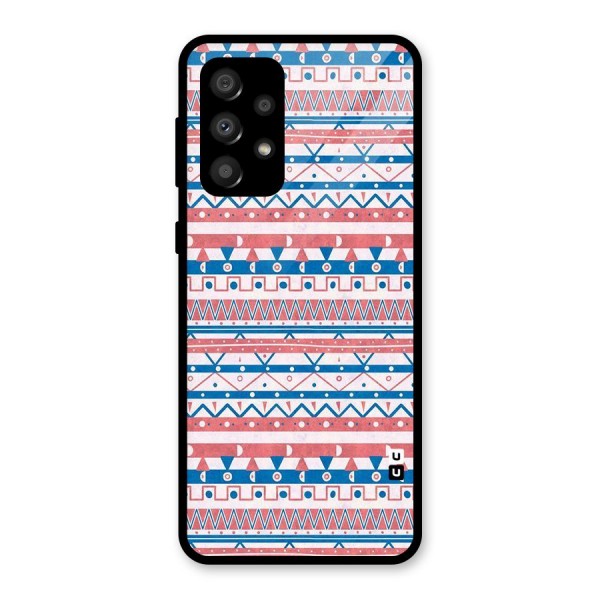 Seamless Ethnic Pattern Glass Back Case for Galaxy A32