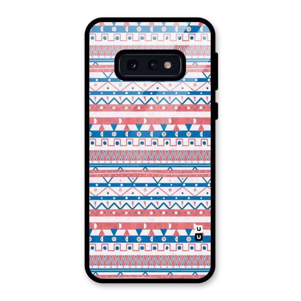 Seamless Ethnic Pattern Glass Back Case for Galaxy S10e