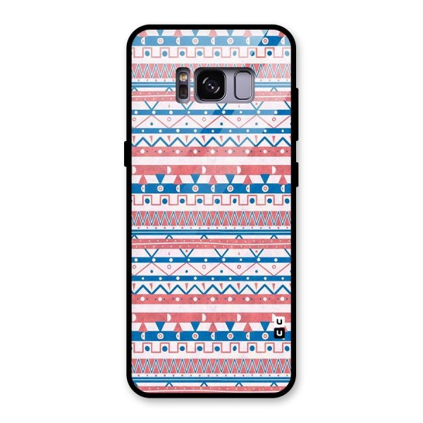 Seamless Ethnic Pattern Glass Back Case for Galaxy S8