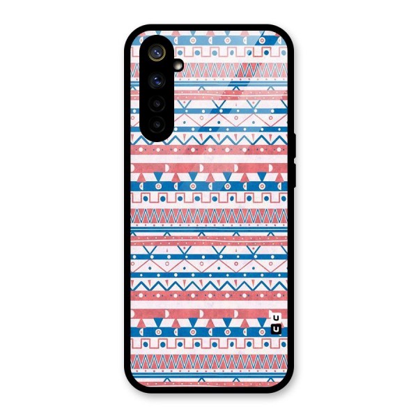 Seamless Ethnic Pattern Glass Back Case for Realme 6