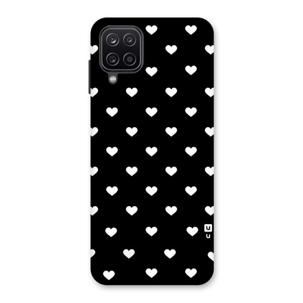 Seamless Hearts Pattern Back Case for Galaxy A12