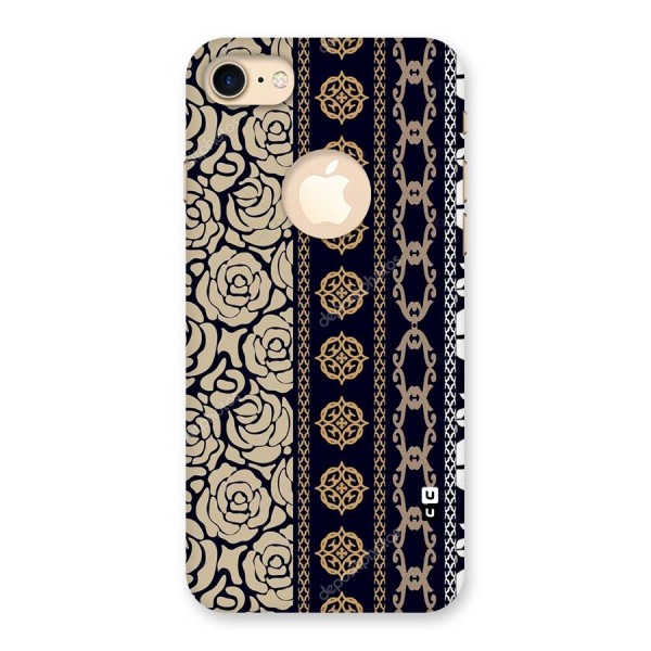 Seamless Pattern Back Case for iPhone 8 Logo Cut