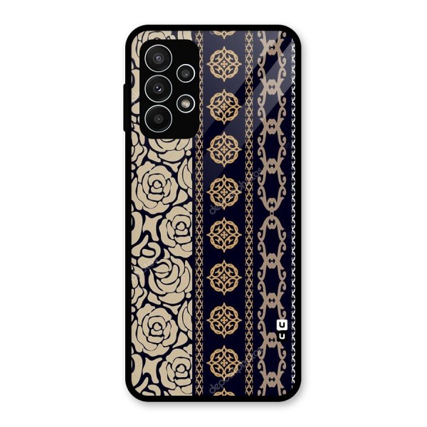 Seamless Pattern Glass Back Case for Galaxy A23