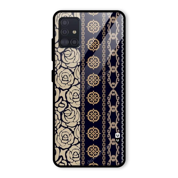 Seamless Pattern Glass Back Case for Galaxy A51