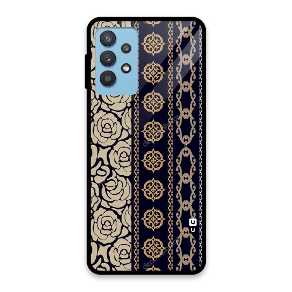 Seamless Pattern Glass Back Case for Galaxy M32 5G