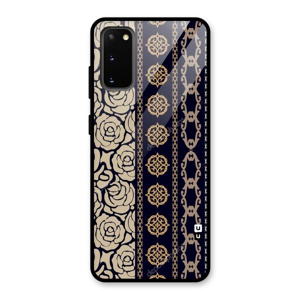 Seamless Pattern Glass Back Case for Galaxy S20