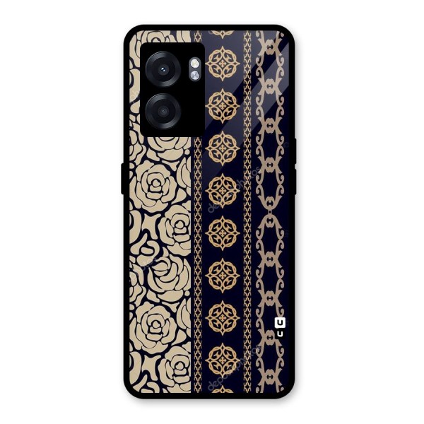 Seamless Pattern Glass Back Case for Oppo K10 (5G)