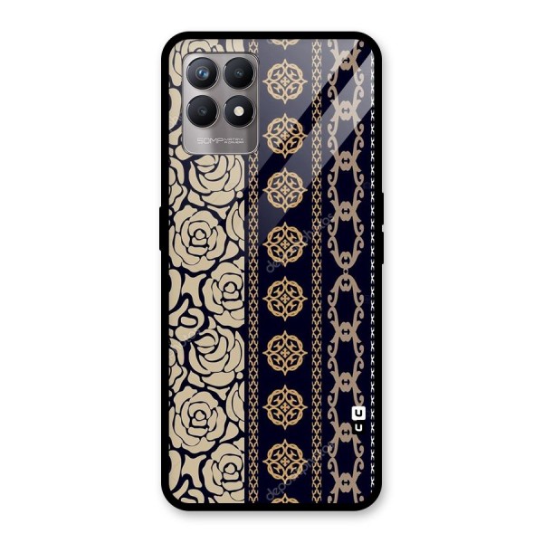 Seamless Pattern Glass Back Case for Realme 8i