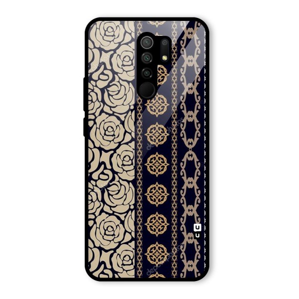 Seamless Pattern Glass Back Case for Redmi 9 Prime