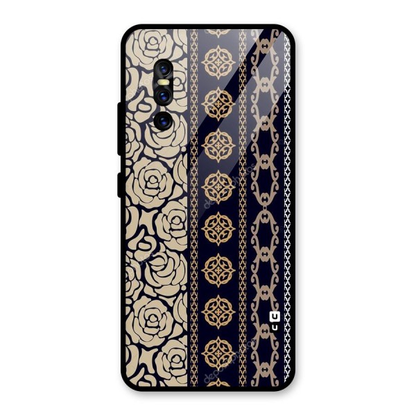 Seamless Pattern Glass Back Case for Vivo V15 Pro