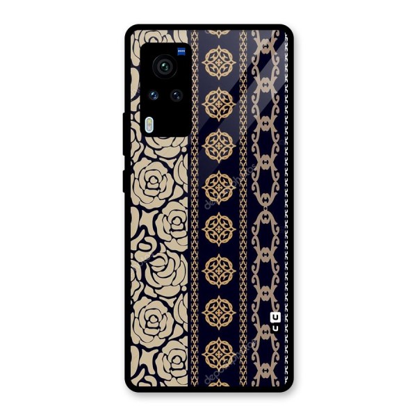 Seamless Pattern Glass Back Case for Vivo X60 Pro