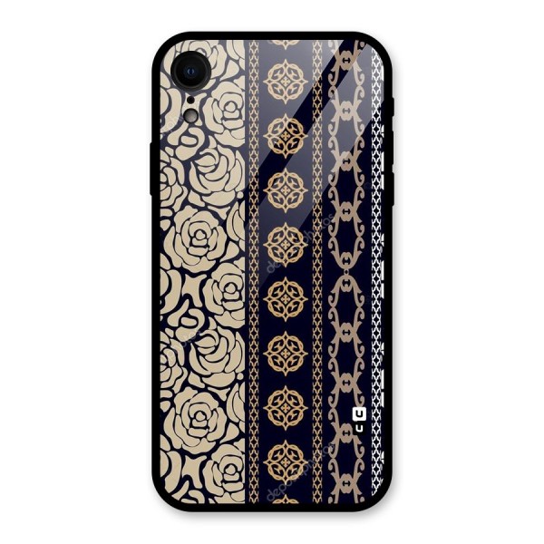 Seamless Pattern Glass Back Case for XR