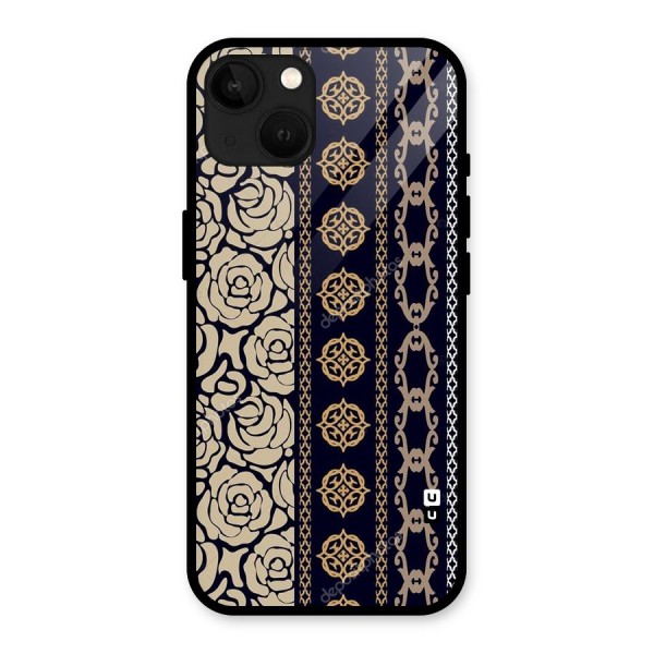 Seamless Pattern Glass Back Case for iPhone 13