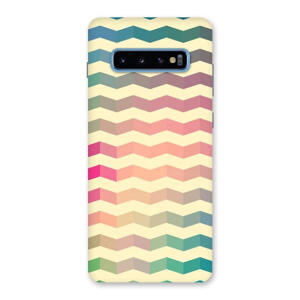 Seamless ZigZag Design Back Case for Galaxy S10 Plus