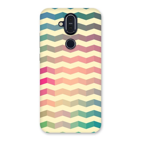 Seamless ZigZag Design Back Case for Nokia 8.1