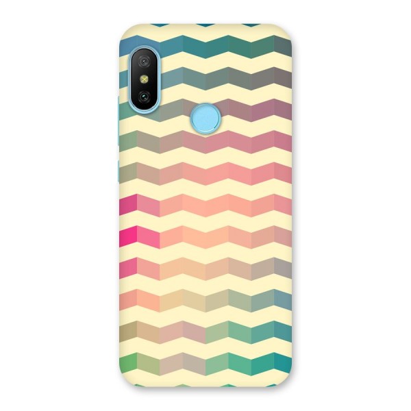 Seamless ZigZag Design Back Case for Redmi 6 Pro