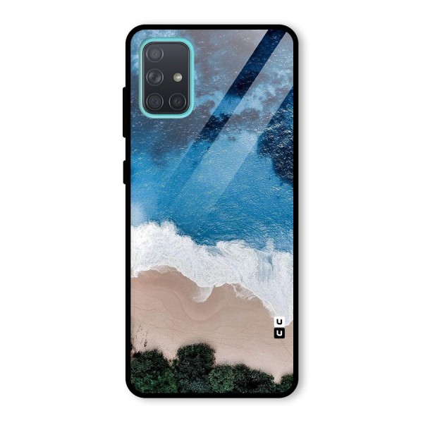 Seaside Glass Back Case for Galaxy A71