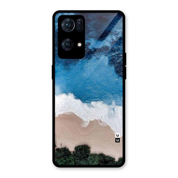 Seaside Glass Back Case for Oppo Reno7 Pro 5G