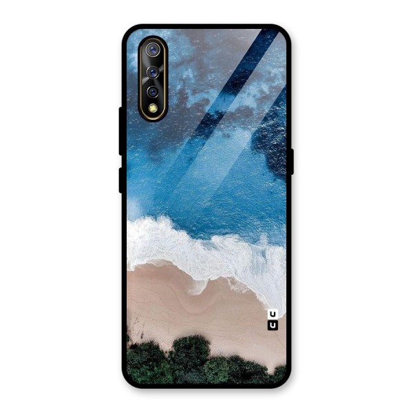 Seaside Glass Back Case for Vivo S1