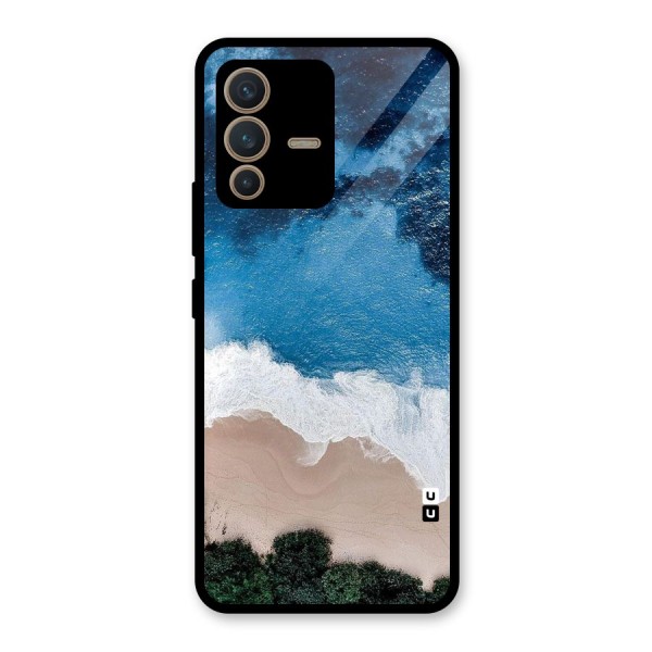 Seaside Glass Back Case for Vivo V23 5G