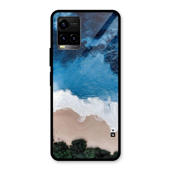 Seaside Glass Back Case for Vivo Y21 2021