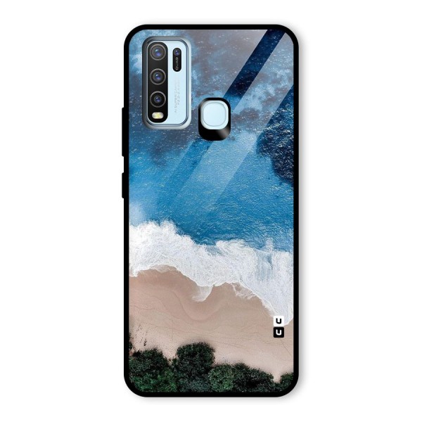 Seaside Glass Back Case for Vivo Y30