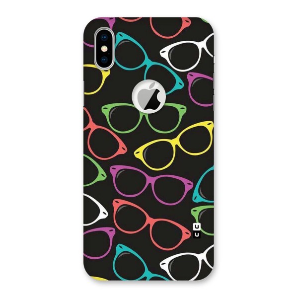 See Colours Back Case for iPhone XS Logo Cut