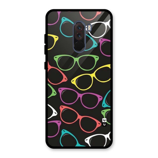 See Colours Glass Back Case for Poco F1