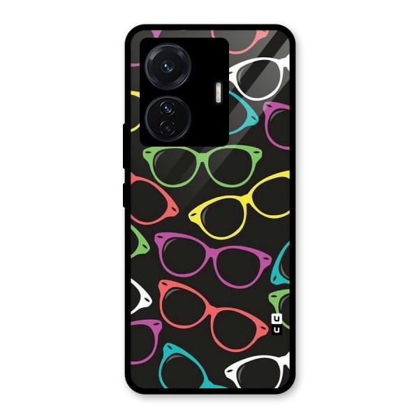 See Colours Glass Back Case for Vivo T1 Pro