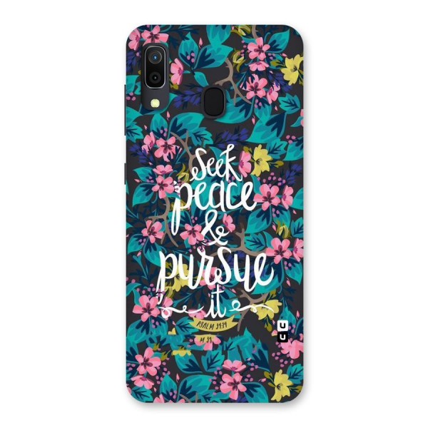 Seek Peace Back Case for Galaxy A20