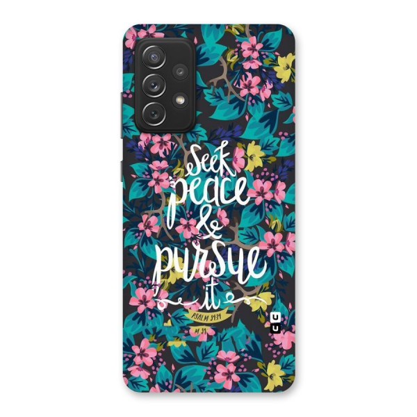 Seek Peace Back Case for Galaxy A72