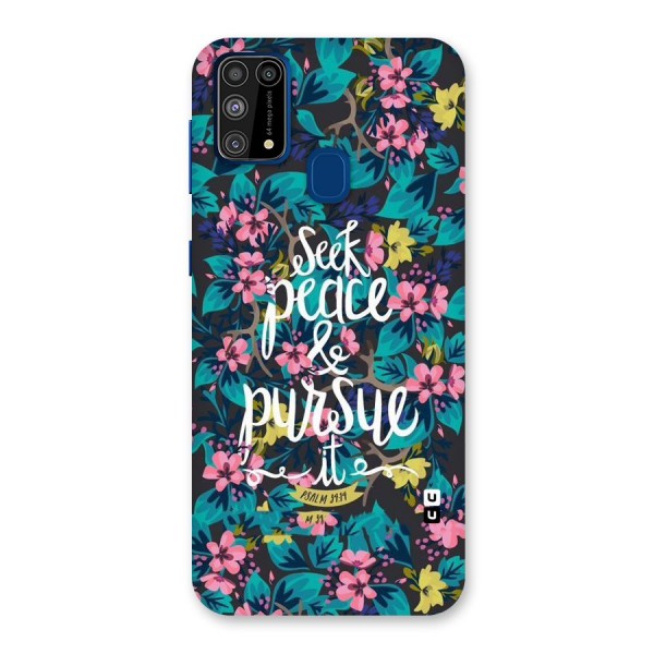 Seek Peace Back Case for Galaxy F41