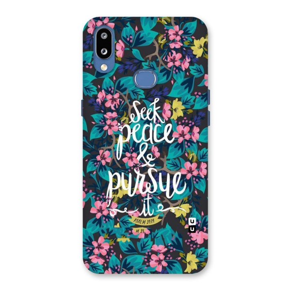 Seek Peace Back Case for Galaxy M01s