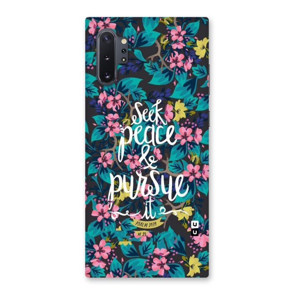 Seek Peace Back Case for Galaxy Note 10 Plus