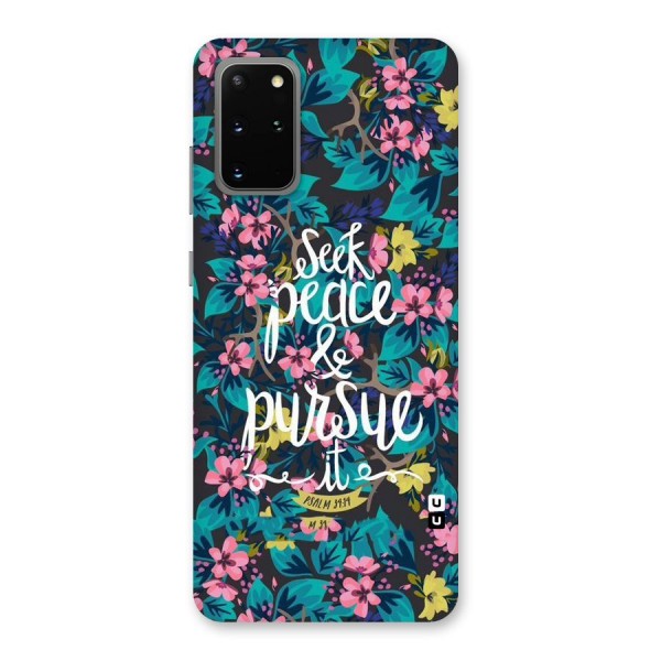 Seek Peace Back Case for Galaxy S20 Plus